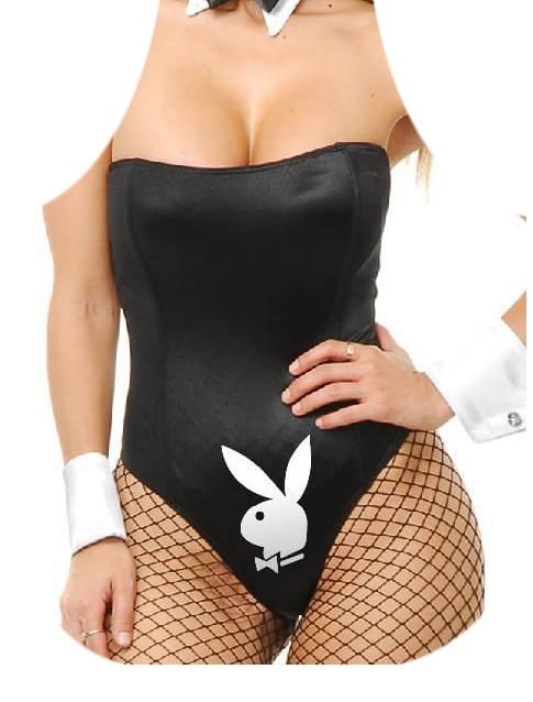  Zabawny fartuszek kuchenny 50x70 cm z czarnym króliczkiem playboy 