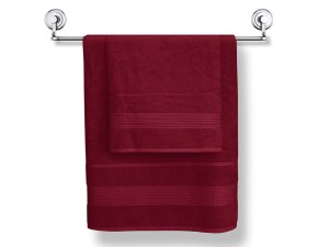 Ręcznik bambusowy 50x90 Bamboo Moreno kolor burgund