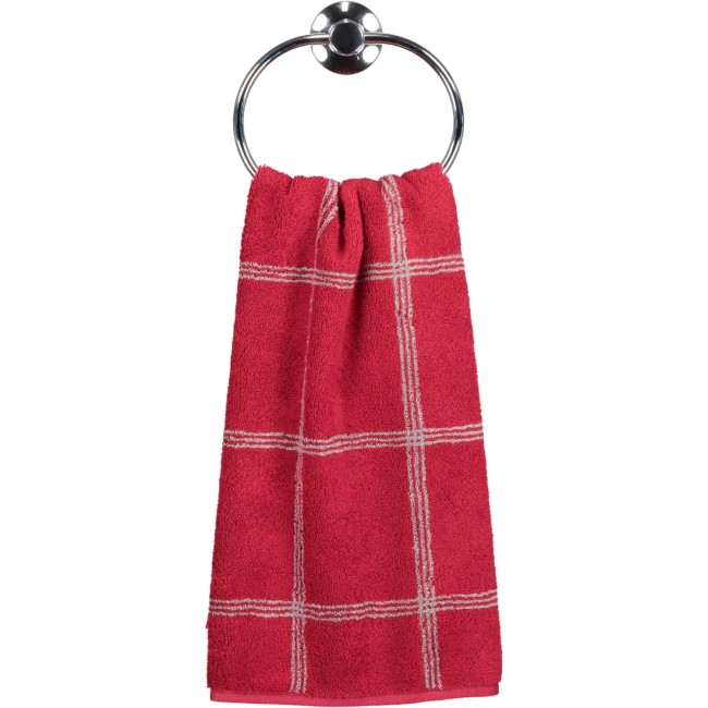  Puszysty, miękki w dotyku, chłonny ręcznik bawełniany w rozmiarze 80x150 cm bordowy 