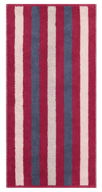 Puszysty, miękki w dotyku, chłonny ręcznik bawełniany w rozmiarze 50x100 cm bordowy