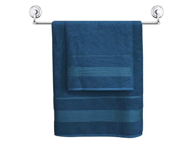 Ręcznik bamboo Moreno 50x90 kolor błękit morski