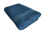 Ręcznik bamboo Moreno 50x90 kolor błękit morski