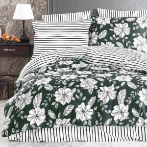 Pościel satyna bawełniana 200x220 Exclusive Hakki Green