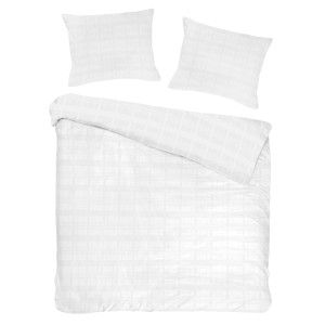 Pościel satyna bawełniana 180x200 Exclusive Marsela White