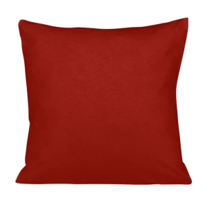 Poszewka jersey 40x40 kolor czerwony