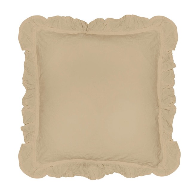  Miękkie, dekoracyjne, miłe w dotyku poszewki bawełniane w rozmiarze 40x40 cm w kolorze kremowym 