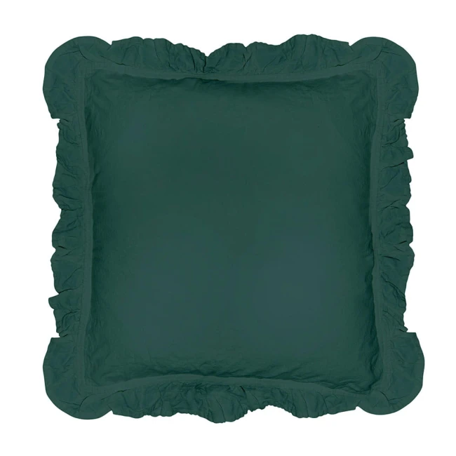  Miękkie, dekoracyjne, miłe w dotyku poszewki bawełniane w rozmiarze 40x40 cm w kolorze zielonym  