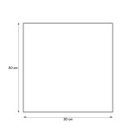 Różowy ręcznik bawełniany dziecięcy o wymiarach 30x30 cm, z motywem Psi Patrol Skye. Ułożony płasko, na białym tle. Widoczny jasny kolor i materiał tekstylny. Brak dodatkowych elementów czy zdobień. Idealny do codziennego użytku.