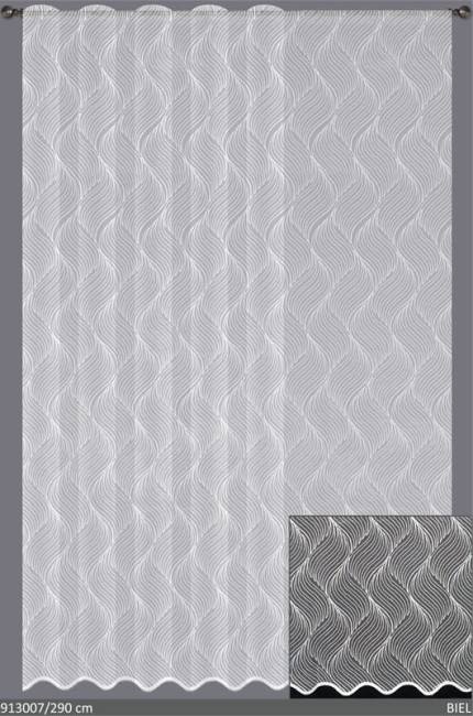  Delikatna haftowana na markizecie wysokość 290 cm 