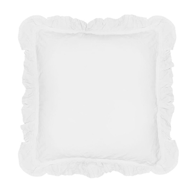  Miękkie, dekoracyjne, miłe w dotyku poszewki bawełniane w rozmiarze 40x40 cm w białym kolorze 