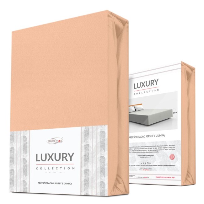  Eleganckie bardzo wytrzymałe ekskluzywne różowe prześcieradło jersey 180x200 cm z elastanem z gumką 