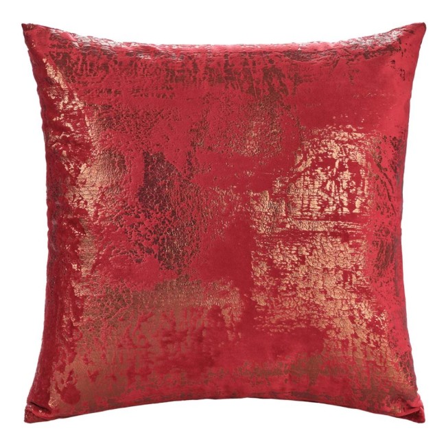  Elegancka błyszcząca czerwona poszewka dekoracyjna 40x40 cm 