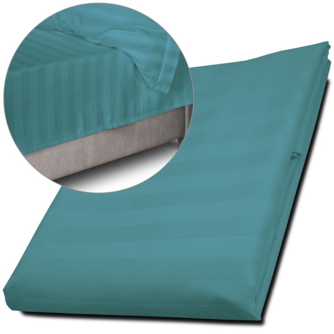  Termoregulacyjne, antyalergiczne, antybakteryjne prześcieradło turkusowe bambusowe  