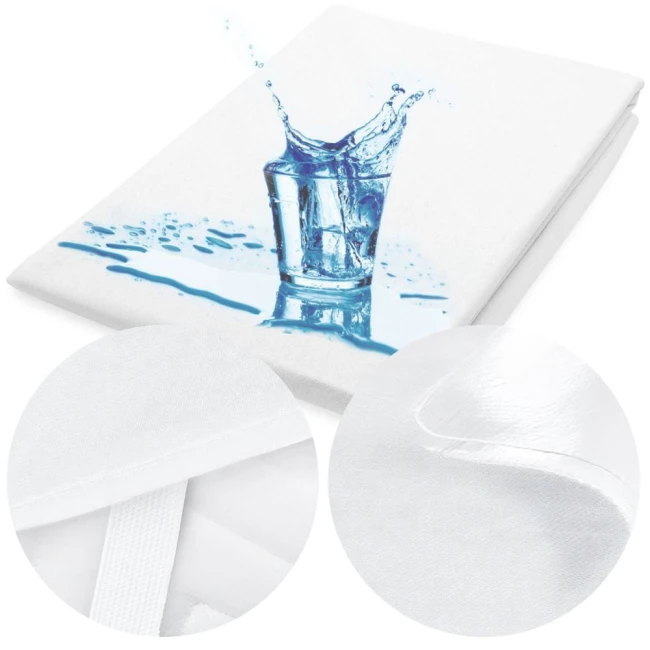  Wodoodporny, antyalergiczny, oddychający ochraniacz na materac w rozmiarze 120x200 z kolekcji Jason 