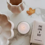 Świeca zapachowa proszkowa - zapach mirry i piżma