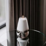 Świeca zapachowa proszkowa - zapach mirry i piżma