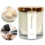 Świeca zapachowa proszkowa - zapach mirry i piżma