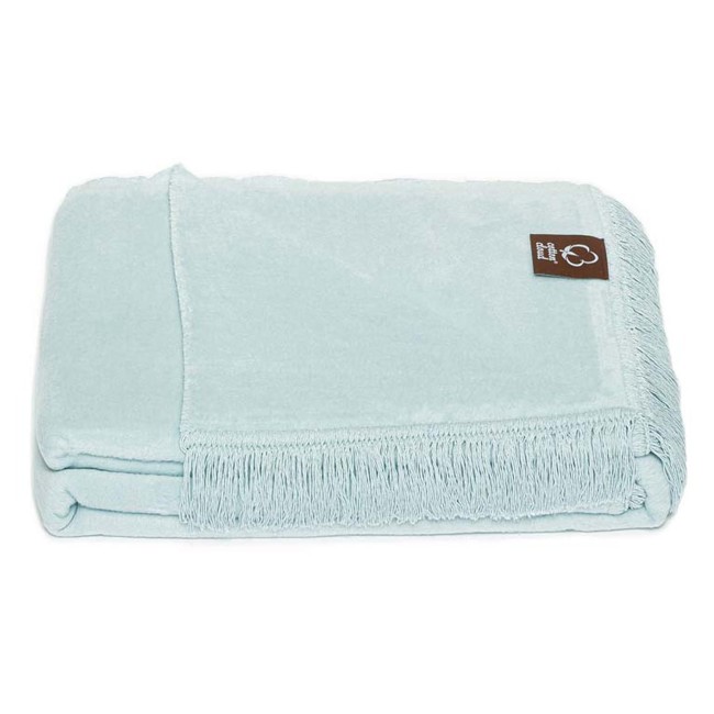  Bardzo miękki przytulny polski jasno niebieski 150x200 koc 