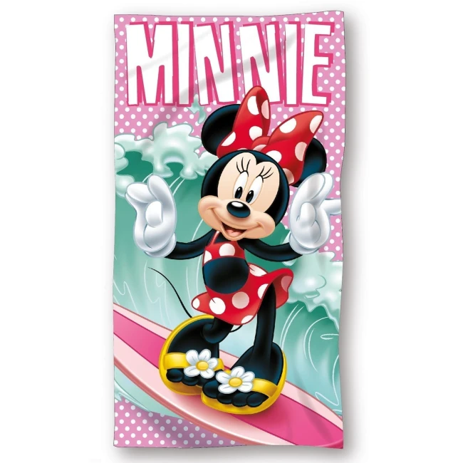  Chłonny miękki ręcznik bawełniany 70x140 cm Myszka Minnie 