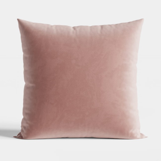  Welwetowa poszewka 40x40 cm, miękka i elegancka, z delikatnym połyskiem, w kolorze ciemno różowym 