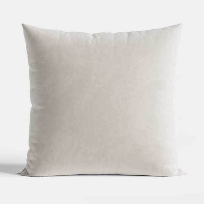  Welwetowa poszewka 40x40 cm, miękka i elegancka, z delikatnym połyskiem, w kolorze jasno szarym 