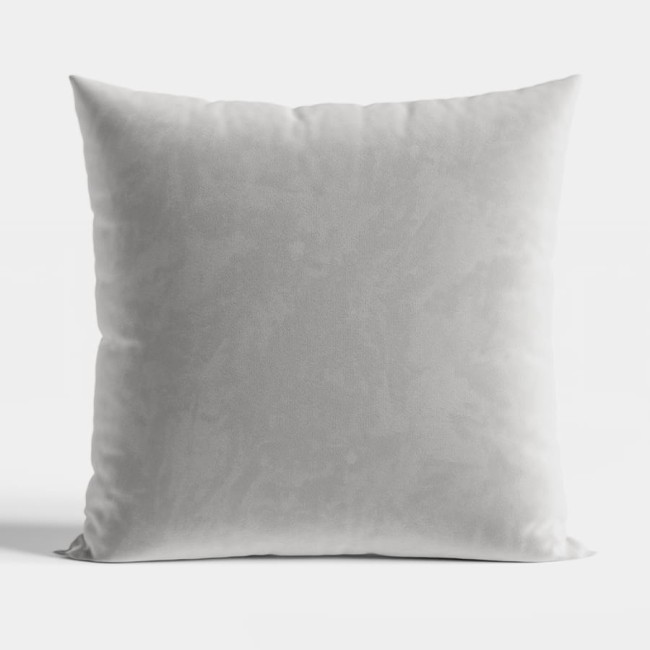  Welwetowa poszewka 40x40 cm, miękka i elegancka, z delikatnym połyskiem, w kolorze szarym 