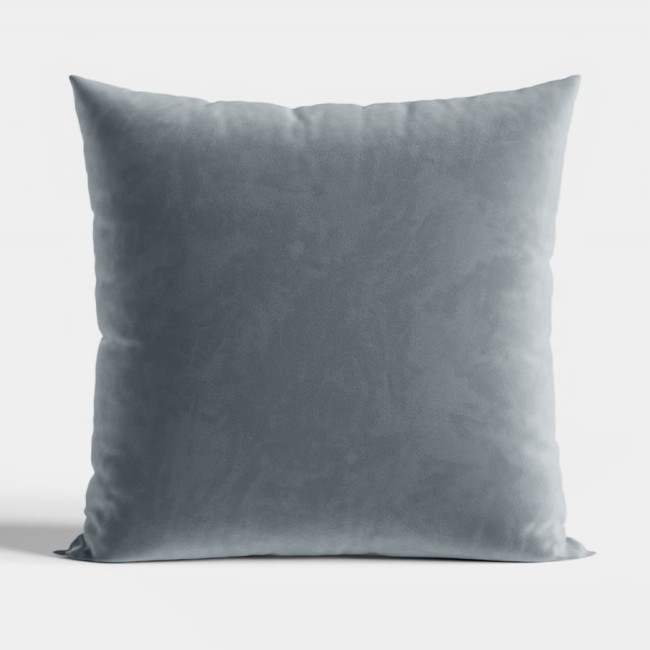  Welwetowa poszewka 40x40 cm, miękka i elegancka, z delikatnym połyskiem, w kolorze niebieskim 