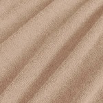 Pościel frotte 200x220 w kolorze beżowym, o miękkiej, teksturowanej powierzchni, z widocznymi przetłoczeniami. Produkt leży na płasko, prezentując fakturę tkaniny w pełnej długości. Tło jest neutralne, co podkreśla kolorystykę pościeli.