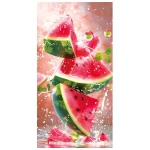 Ręcznik plażowy 100x180 Arbuzy szybkoschnący z mikrofibry duży