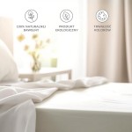 Prześcieradło bawełniane bez gumki o wymiarach 160x200 cm, białe, wykonane z 100% naturalnej bawełny. Zdjęcie ukazuje tkaninę na łóżku, z fałdami i gładką powierzchnią, w tle widoczne rośliny i jasne zasłony.