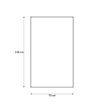 Ręcznik dziecięcy bawełniany 70x140 cm w kolorze różowym, z motywem Psi Patrol. Produkt leżący, z widocznymi wymiarami i miękką teksturą, idealny dla dziewczynki.