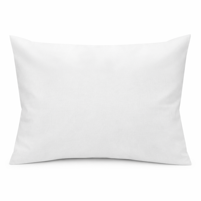 Pościel hotelowa bawełniana w kolorze gładkiej bieli o wymiarach 220x200 cm, leżąca na płaskiej powierzchni. Widoczny poduszkowy kąt oraz brak dodatkowych wzorów. Tło proste i jasne, co podkreśla produkt.