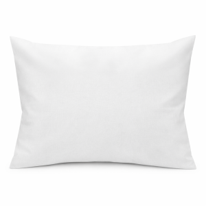 Poszewka na poduszkę 50x60 hotelowa na zakładkę biała GŁADKA