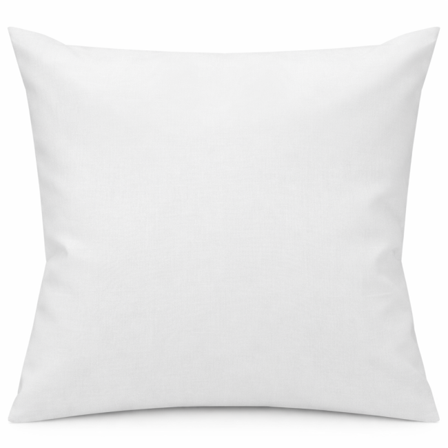  Biała gładka poszewka hotelowa 40x40 cm na 15 cm zakładkę  