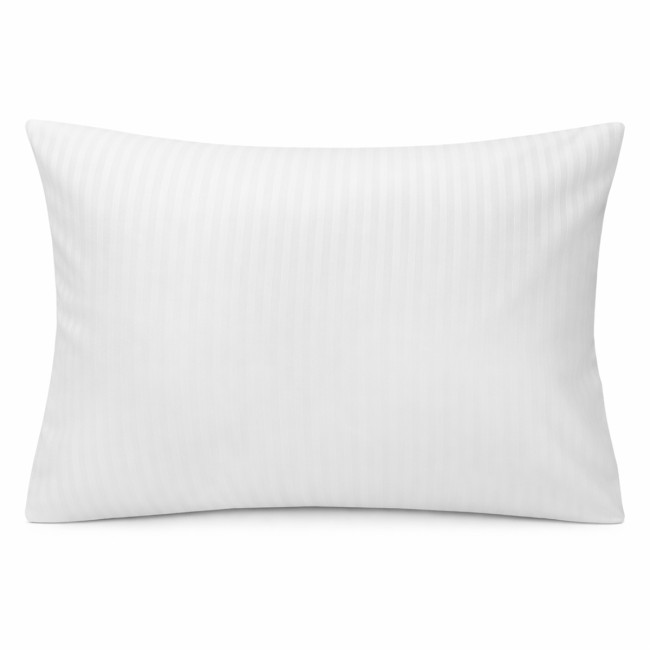  Klasyczna biała hotelowa poszewka na poduszkę w 4 mm paski 70x80 cm 
