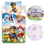 Pościel bawełniana 100x135 Psi Patrol Pieski, dwustronna