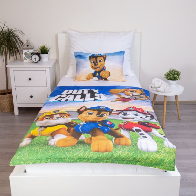 Pościel bawełniana 100x135 Psi Patrol Pieski, dwustronna