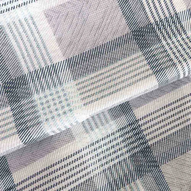 Pościel bawełniana 160x200 Grid szara klasyczna krata, Cottonlove