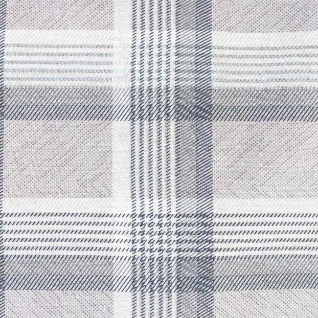 Pościel bawełniana 160x200 Grid szara klasyczna krata, Cottonlove