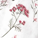 Pościel bawełniana 140x200 Soft Meadow biała w kolorowe kwiaty, Cottonlove