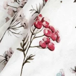Pościel bawełniana 140x200 Soft Meadow biała w kolorowe kwiaty, Cottonlove