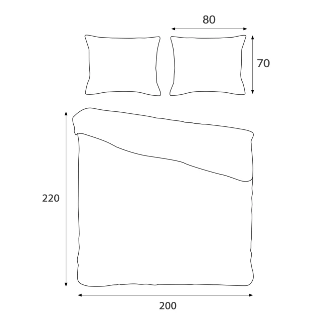 Pościel bawełniana 200x220 Mercer Beige beżowa i biała w dekoracyjny wzór, Cottonlove Exclusive