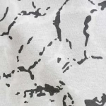 Pościel bawełniana 160x200 Mercer Grey szara i biała w dekoracyjny wzór, Cottonlove Exclusive