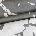 Pościel bawełniana 200x220 Mercer Grey szara i biała w dekoracyjny wzór, Cottonlove Exclusive