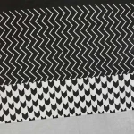 Pościel bawełniana 160x200 Zigo Grey szara i biała w czarny ornament, Cottonlove Exclusive