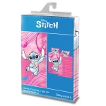 Pościel bawełniana dla dzieci 100x135 Lilo & Stitch, różowa, dla dziewczynki