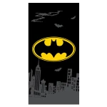 Ręcznik bawełniany dla dzieci 70x140 Batman, czarny