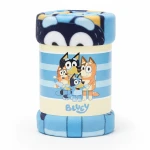 Kocyk dziecięcy polarowy 100x140 Bluey, niebieski