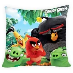 Poduszka dziecięca 40x40 Angry Birds, wielokolorowa dla dzieci