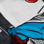 Ręcznik bawełniany dla dzieci 70x140 Spiderman, szary młodzieżowy